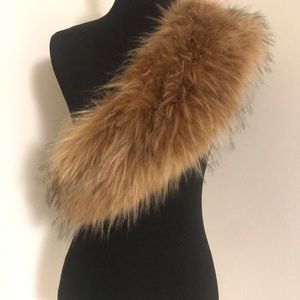 Faux Fur Shaw